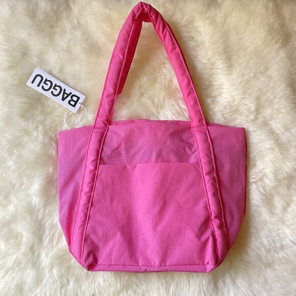NWT Baggu Mini Cloud Bag - Azalea Pink - Picture 1 of 7